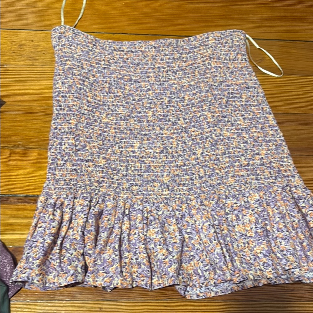 Marshalls Blue Pink Bubble Mini Skirt